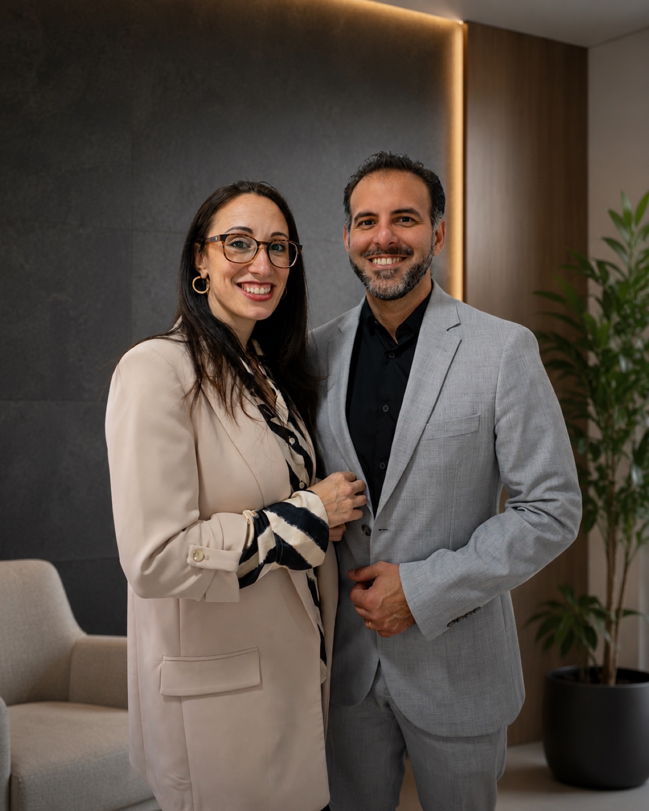 Rafa y Valeria, fundadores de RV RealEstate