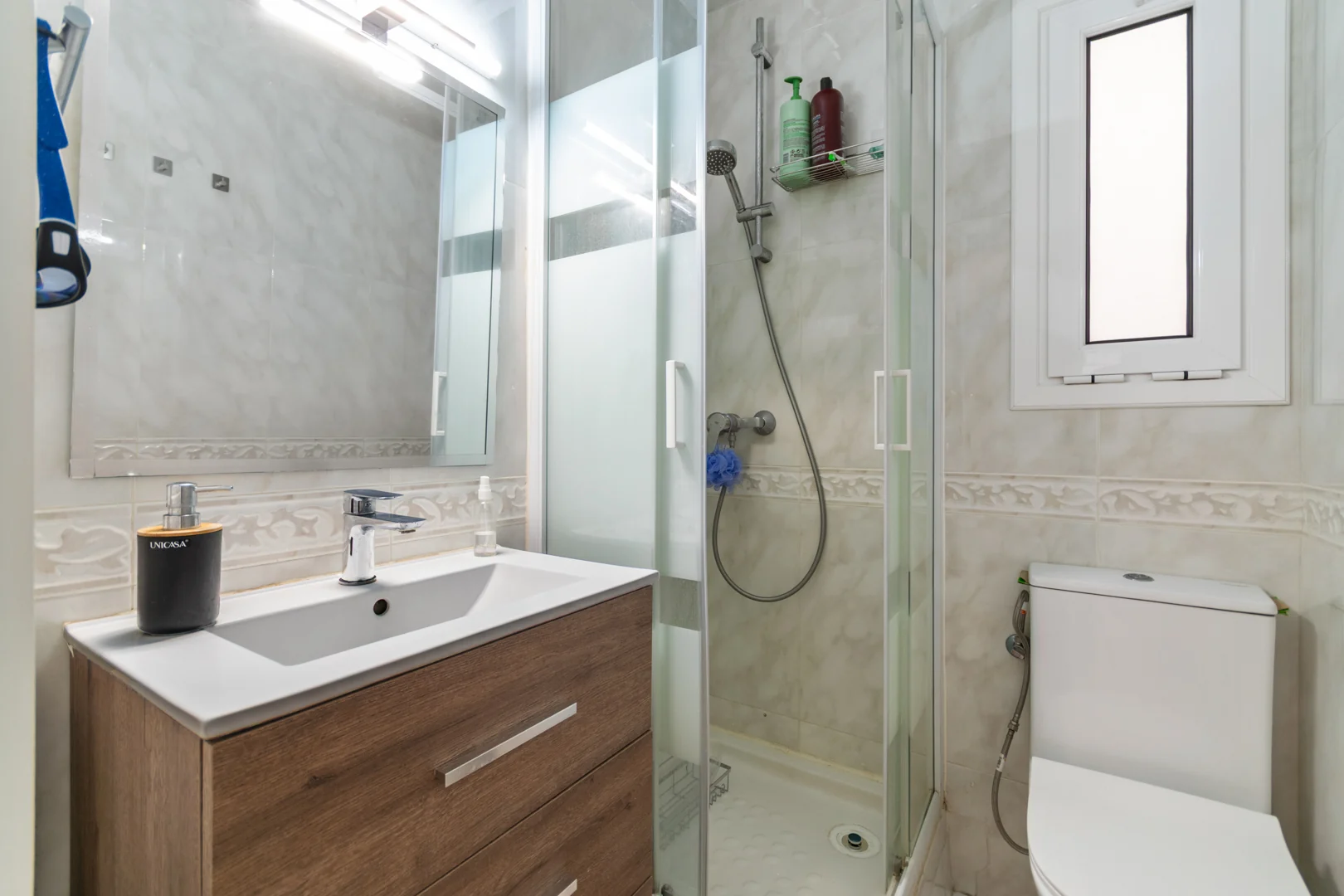 Second bathroom with a shower